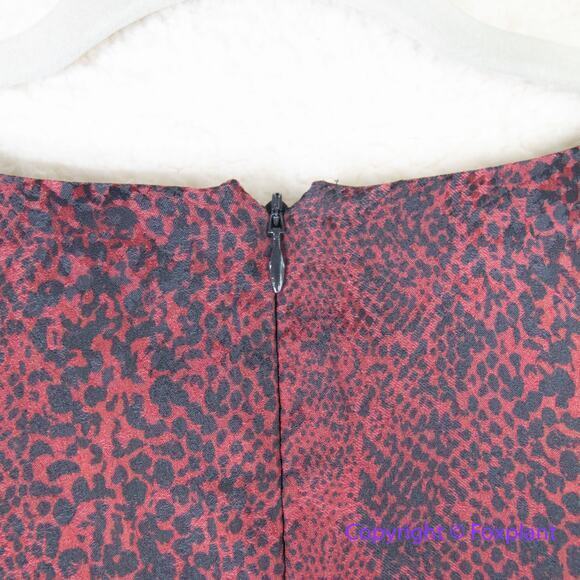 Ann Taylor snake print wrap dress, size 16 - Picture 14 of 16